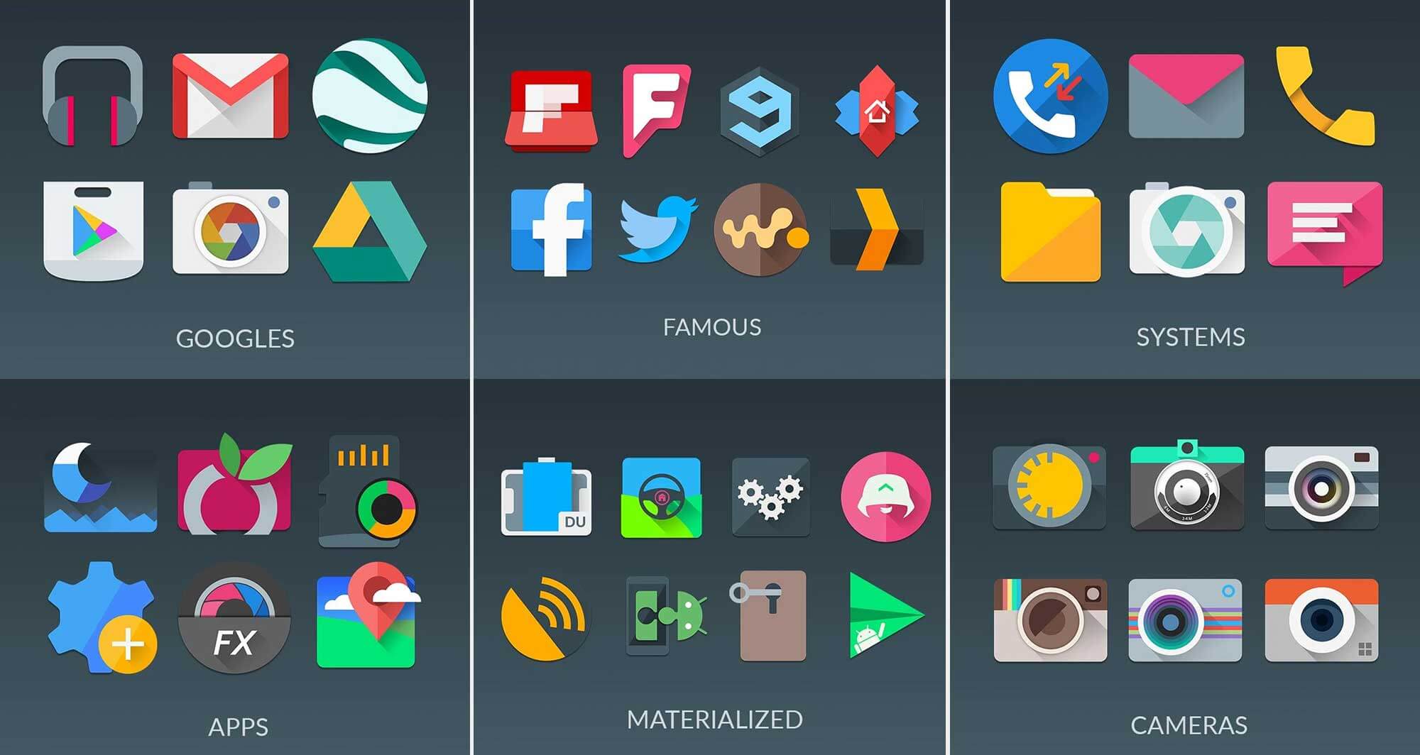 15 лучших паков иконок для Android