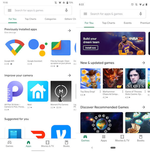 Google представила Google Play в новом дизайне. Как включить его у себя