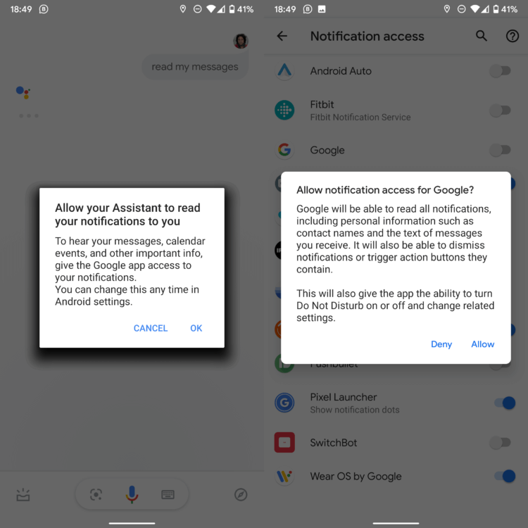 Google Assistant научился читать и отвечать на сообщения из мессенджеров